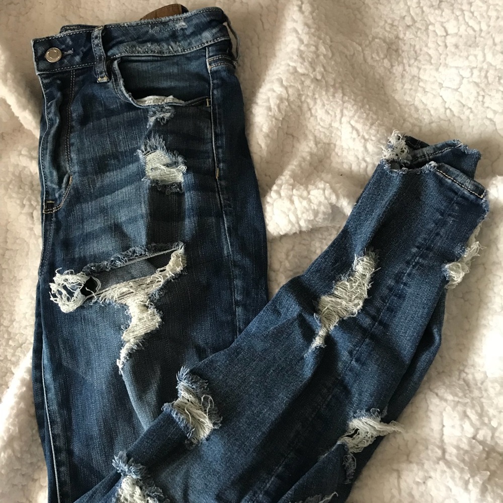 AEO SUPER HI RISE JEGGING